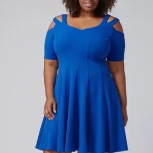 Blue Geometric Dress